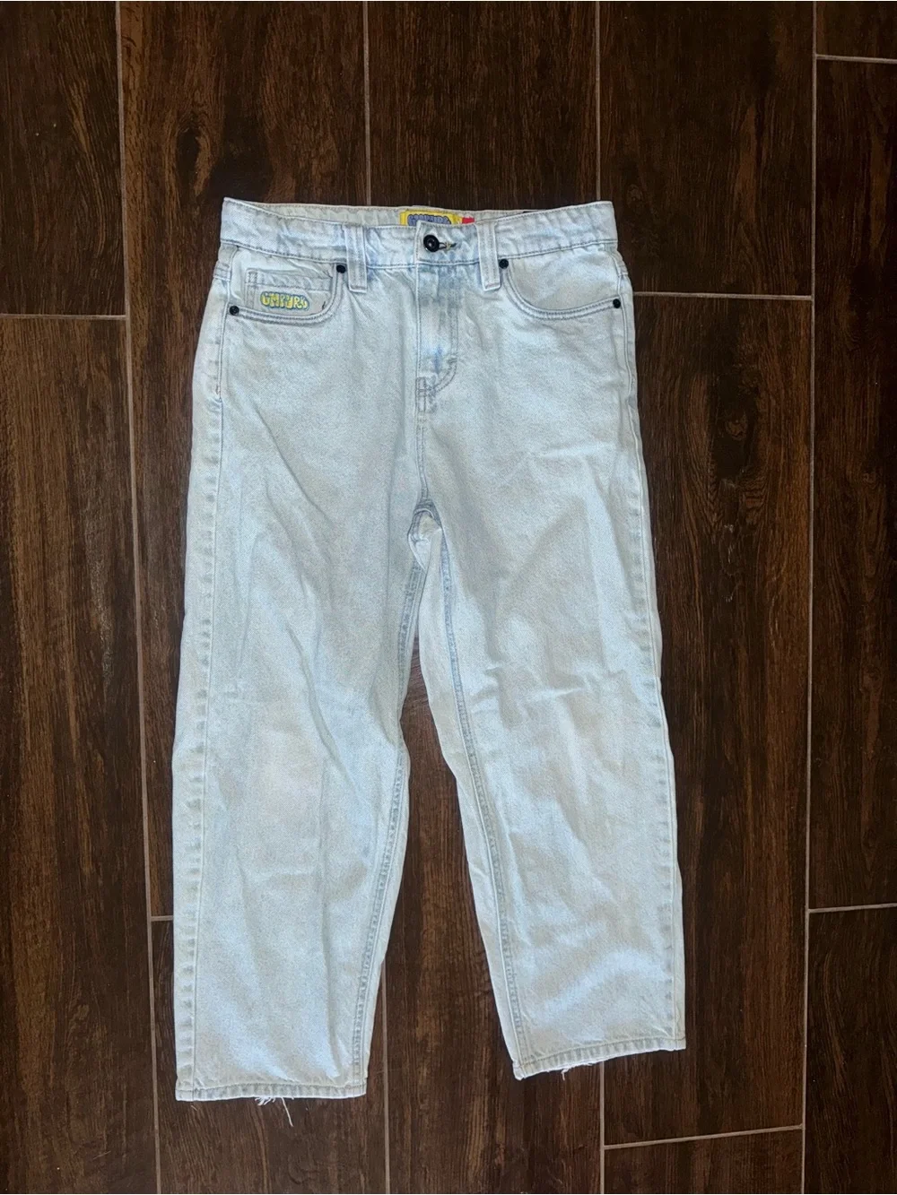 Empyre Boys Light Wash Ultra Loose Skate Jeans Size 26 Big Kids/women’s sz 0-2
